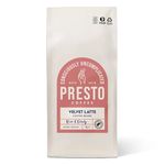 Presto Coffee | Velvety Smooth Speciality Coffee Beans 1kg | Dark Roast | Chocolate & Almond Notes | Rainforest Alliance Certified 50/50 Blend | Perfect for Bean-to-Cup Coffee Machines