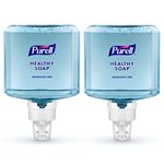 PURELL Healthcare HEALTHY SOAP Gentle and Free Foam, Fragrance Free, 1200 mL Hand Soap Refill for PURELL ES8 Touch-Free Dispenser (Pack of 2) - 7772-02