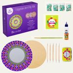 Decordial 12 inches Mandala Mirror Art Tools kit, lippan Art Board, lippan Art Mirror, DIY Kits for Adults Painting kit lippan Art Wall Decor