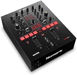 Numark Scratch - Two-Channel DJ Scratch Mixer for Serato DJ Pro (included) With Innofader Crossfader, DVS license, 6 Direct Access Effect Selectors, Performance Pads and 24-Bit Sound Quality