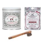 Scratch Remover Cloth Bundle with Cape Cod Metal Polishing Cloth Tarnish Remover Including Mint Retail Horse Hair Brush - Silver Cleaner for Silverware & Jewellery