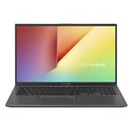 ASUS VivoBook 15 Thin and Light Laptop, 15.6” FHD vIPS Display, Intel Core i3-1005G1 CPU, 8GB RAM, 128GB SSD, Backlit Keyboard, Fingerprint, Windows 10 Home in S Mode, Slate Gray, F512JA-AS34-CA