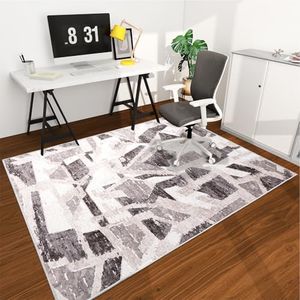 Office Chair Mat for Hardwood Floor, 72"x48" Desk Mat Protector, Easy Glide Under Desk Rug, Modern Style