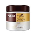 Karseell Collagen Hair Treatment Deep Repair Conditioning Argan Oil Collagen Essence for Dry Damaged Hair All Hair Types 16.90 Oz 500ml