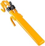 Turnart Steering Wheel Lock Anti-Theft Device Wheel Lock Retractable Car Lock with 3 Keys Heavy-Duty for Car Security Universal Fit for Auto/SUV/Van/Truck