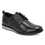 Red Chief Casual Derby Shoes for Men Black