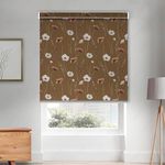 HIPPO Printed Blackout Indoor Roller Blind for Windows Hey Spring Design Rolling Curtains Corded Roll Up and Down Blind for Home Office (4X5FT)