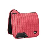 LeMieux Dressage Loire Classic Square Saddle Pad - Saddle Pads for Horses - Equestrian Riding Equipment and Accessories (Papaya - Large)