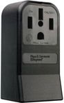 Legrand Pass & Seymour 3854CC6 50 Amp 125/250V 3 Pole 4 Wire Range Power Outlet Surface Receptacle, NEMA 14 50R, Black (1 Count)