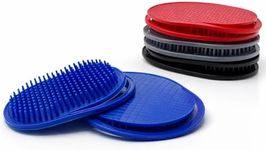 G.B.S Colored Palm Hair Brush Portable Styling Comb, Set of 8 Made in USA