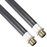 Apache 98108465 3/4" x 15' Farm Fuel Transfer Hose Male x Male Assembly with Static Wire