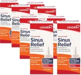 Leader Extra Strength Sinus Relief, Fast-Acting Nasal Decongestant, Sinus Congestion Relief Spray, Cold & Allergy 30 mL Bottle (Pack of 8)
