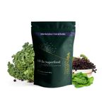 Greens Superfood Powder - Younited All-In Superfood Greens Powder with 53 Premium Organic Food Ingredients| Ultimate Vegetable Powder Alternative | Loaded with Phytonutrients (30 Servings) Elderberry Acai