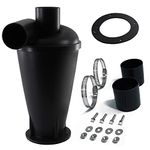 Cyclone Dust Collector Dust Collection Dust Separator Shop Vac Accessories (Black)