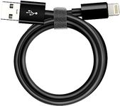 Car Carplay Apple Cable, USB A to Lightning Cable for iPhone 14, 14 pro max,13,Plus,SE 2nd/12/11/Xs/XR, iPad 4/5/ 6/7/ 8, Mini 2/3/4/5, Air 2/3 Charger Cord, Car Charging Cable (Black)