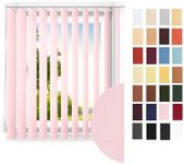 time4blinds - Vertical Blinds - Vertical Curtain - Made to Measure Vertical Blinds - width 500 to 3000 mm length 1000 to 4000 mm - vertical blinds sliding curtain - many colours to choose from