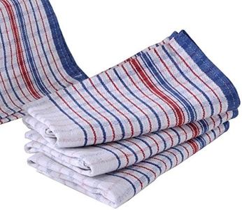 Bulk 50 Pcs Set, Commercial Vintage Tea Towels, 100% Cotton, Momi Check Linen, 46cmx77cm, Bigger, Thicker,Better