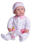 JC Toys 15340_A La Baby 20" Soft Body Pink Play Doll - for Children 2 Years Or Older, Designed by Berenguer