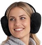 Brook + Bay Foldable & Furry Ear Muffs For Women & Men, Fleece Ear Warmers For Women, Ear Muffs For Winter, Women Earmuffs