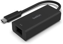 Belkin USB Type C to 2.5 Gb Ethernet Adapter, USB-IF Certified Thunderbolt 3 & 4 / USB-C to LAN Network Adapter Compatible with MacBook Pro/Air, iPad Pro, XPS, Surface, and Other USB C Devices