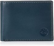 Timberland Men's Blix Slimfold Leather Wallet, Navy, One size