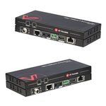 AV Access 100M/330ft (HDBaseT) HDMI Extender with LAN Extension, UHD 4K@60Hz 1080P@120Hz/60Hz, HDR10 and 3D, HDMI over Ethernet Cat5e/6a/7, EDID Management, 2 Way PoE + IR +RS232, HDCP 2.2