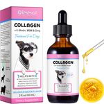 Collagen for Dogs - Collagen with Biotin, MSM & Ginger - Liquid Collagen for Dogs - Itch Relief for Dogs - Collagen Supplement for Dogs - Collagen Dogs - 2 fl oz - Bacon Flavor