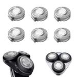 SH50/52 Replacement Heads for Philips Norelco Series 5000,Electric Shavers, Compatible with S5000,S5100,S5500 Series,6 pack