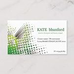 Business Cards Customizable Printable Avery Printable Vista Print Business Cards Green Wave Point Simple And Minimal Design