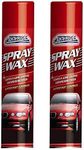 Car Pride 2 x Spray Wax Polish - Excellent Quality - Leaves Long Lasting Showroom Shine Finish