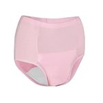 MAGICMOON Plus Size Period Panty for Women | Period Underwear, Full 8hr Guaranteed | Heavy Flow Protection | Reusable & Leakproof | High Waist Full Coverage (L) Pink