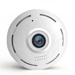 CLEGO 360 Degree Panoramic Fisheye Security CCTV Camera with Motion Detection |Two-Way Audio | WiFi | Night Vision | V380 App Mobile Connectivity IP Smart CC Camera for Home, Shop & Office