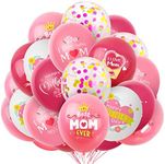 60 Pcs Happy Mother's Day Balloons 