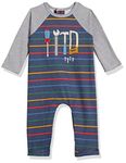 Mud Pie baby-boys Tools One Piece OutfitTools One Piece Outfit, Blue, 0-3 Months