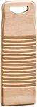 Washboard for Laundry, Septcity Clothes Wash Boards-old Fashioned Hand Washer for women School Home Durable Wood Anti-slip Bamboo Household Tools Vintage Decor(19.7 * 7.1 * 0.7 Inch) (Medium) cream