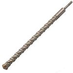 30mm x 460mm SDS Plus Crosshead Masonry Drill Bit -Tungsten Carbide 4 Point Cutting Head for Accurate Drilling & Long Life- Loops