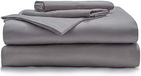 Miracle Made Signature Bed Sheets Set, King Bed Sheets Set Infused with Natural Silver to Prevent 99.9% of Bacterial Growth, 350 Thread Count Cotton Sheets, Ultra Breathable, Antimicrobial Bedding