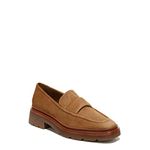 Vince Women's Robin Slip on Loafer, Light Fawn Brown Suede, 7.5