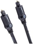 Amazon Basics Digital Optical Audio Toslink Cable for Sound Bar, TV - 9.8 Feet (3 Meters)