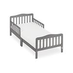 Dream On Me Classic Design Toddler Bed in Steel Grey