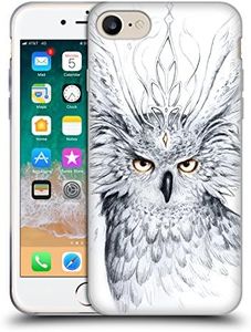 Head Case Designs Officially Licensed Jonas JoJoesArt Jicke Owl Wildlife Soft Gel Case Compatible with Apple iPhone 7/8 / SE 2020 & 2022