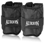 Aurion by 10 club Weight Band 1 KG X 2 (Black)| Resistance Exercise | Wrist Ankle | Fitness Band | Unisex Workout Equipment | Finest-Quality Polyester Adjustable Weight | Multi-Purpose