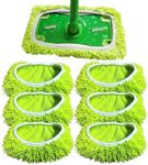 Wzxlj.Y 6 Pack Reusable Mop Pads Re