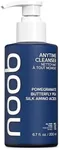 NOOB Anytime Facial Cleanser, Gentle Hydrating Purifying Organic Face Wash, Pore-Refining Oily and Sensitive Skin, Pomegranate, Butterfly Pea & Silk Amino Acids, Natural & Vegan - 6.7 oz