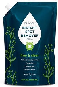 Puracy Instant Spot Remover for Clothes Refill - Laundry Spot Stain Remover for Clothes Laundry - Carpet Spot Stain Remover Carpet Spot Cleaner Couch Stain Remover - Free & Clear, 48 Fl Oz (Pack of 1)