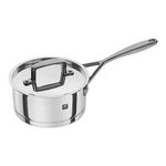 ZWILLING Bellasera 1.5 L Stainless Steel Round Sauce Pan with Lid, Silver