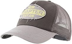 Home Prefer Men's Vintage Mesh Trucker Hat Outdoor Sport Summer Baseball Cap (Grey)