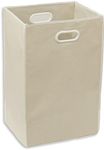 SimpleHouseware Foldable Closet Laundry Hamper Basket, Beige