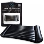 Inflatable Massage Air Mattress | Black Durable PVC Waterproof | 205 x 156 x 12 cm | Nuru Massage Therapy Sheets