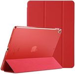 ProCase for 10.5" iPad Air 3rd 2019 / iPad Pro 2017 Case, Ultra Slim Lightweight Stand Smart Cover with Translucent Frosted Back for iPad Air 3 iPad Pro –Red